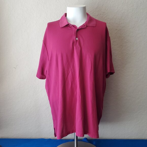 Daniel Cremieux Signature Magenta Golf Polo Shirt XXL - Picture 1 of 6
